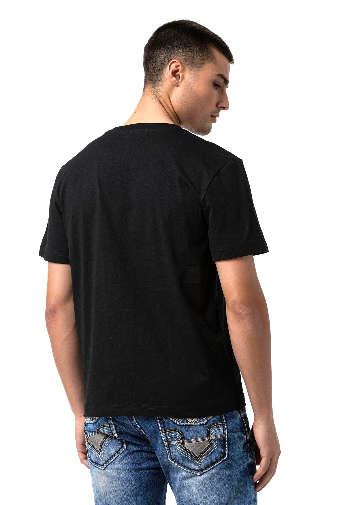 CT823 T-shirt estampada para hombre
