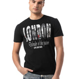 CT826-Herren T-Shirt mit London-Print – Regular Fit