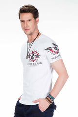 CT375 Men's Varsity Motorcycle Fitted T-Shirt