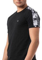 CT817 Herren T-Shirt mit Schulterstreifen im Regular Fit