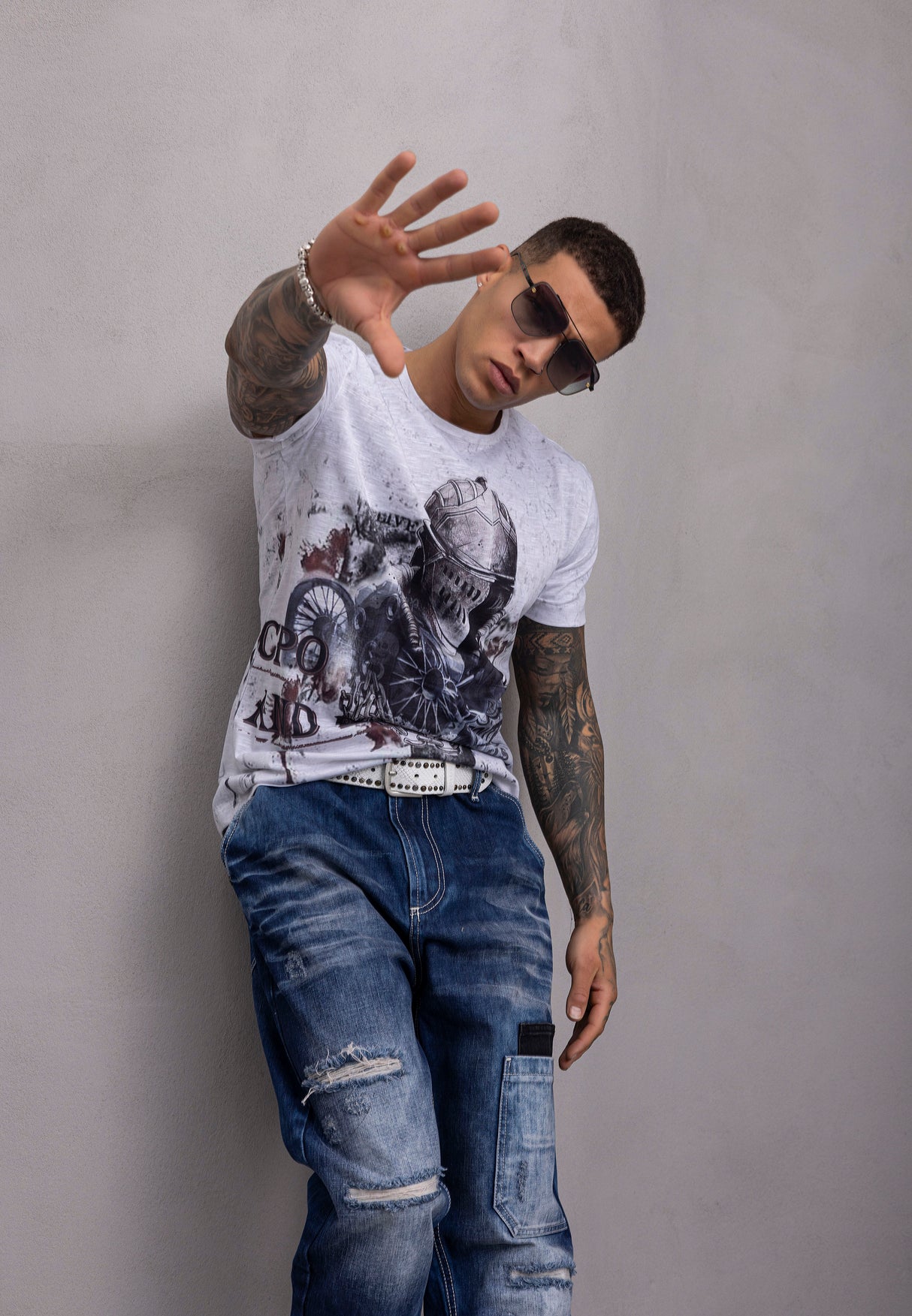 CT828 Herren T-Shirt – Rittermotiv