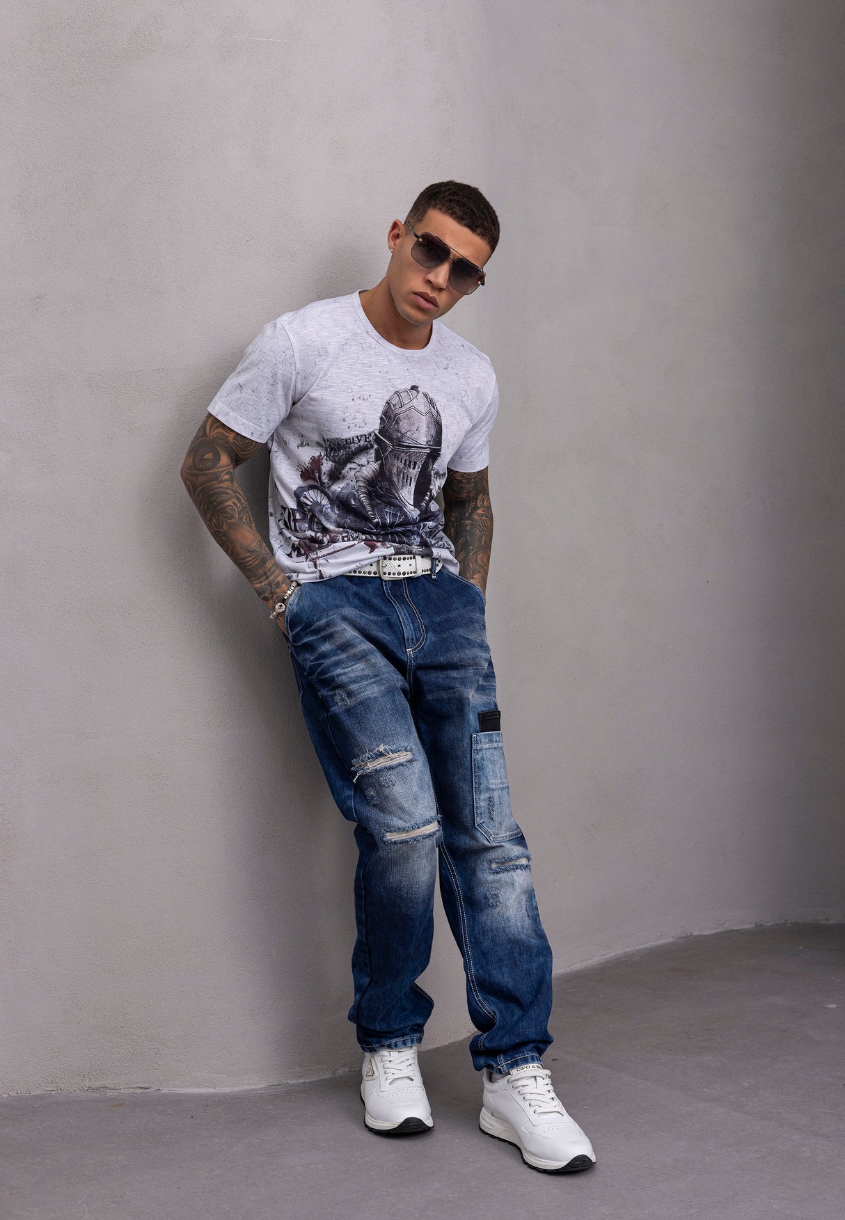 CT828 Herren T-Shirt – Rittermotiv