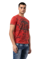 CT813 Herren T-Shirt mit coolem Motorrad-Print