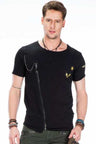 Camiseta para hombres CT367 con detalles de cadena fría