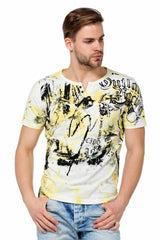 CT457 Heren T-shirt  met Coole Design-Print