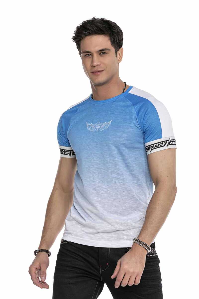 CT618 T-shirt voor heren met coole kleurgradiënt