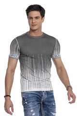 CT630 T-shirt da Uomo con Fantasia alla Moda