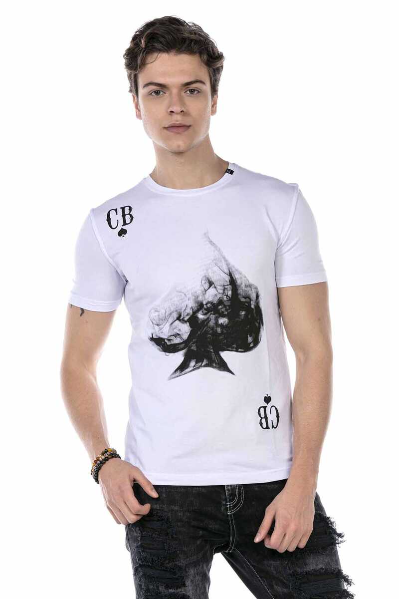 CT645 Herren T-Shirt mit trendigem Frontprint