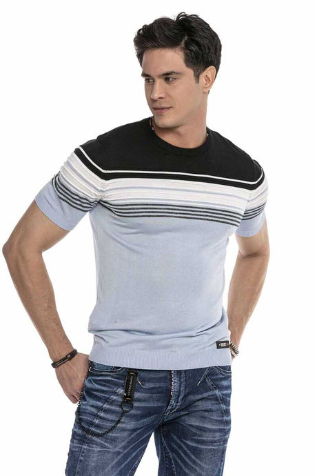 CT653 Men's t-shirt with a stylish stripe pattern