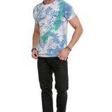 CT614 T-shirt Maschile con Fantasia Batik 