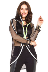 WW118 Giacca da donna in design trasparente