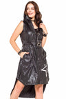 WW117 Gilet impermeabile lungo da donna