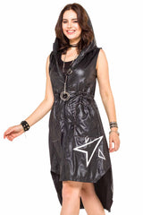 WW117 Gilet impermeabile lungo da donna