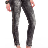 WD194 jeansy damskie