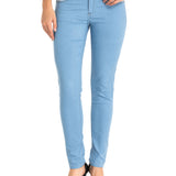 WD256A Jeans femme coupe slim avec poches brodées