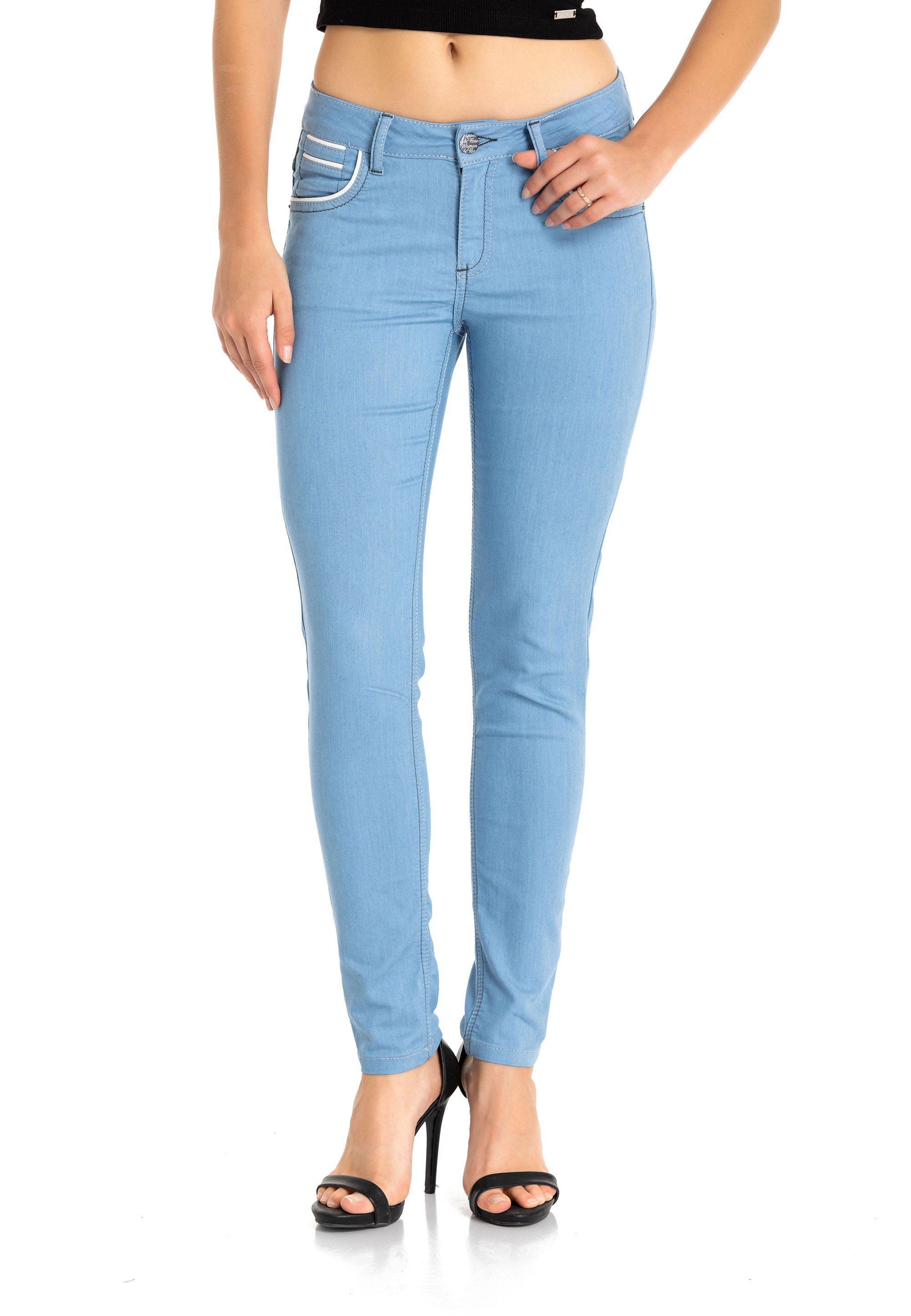 WD256A Jeans Slim-Fit para Mujer