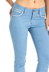 WD256A Jeans Slim-Fit para Mujer