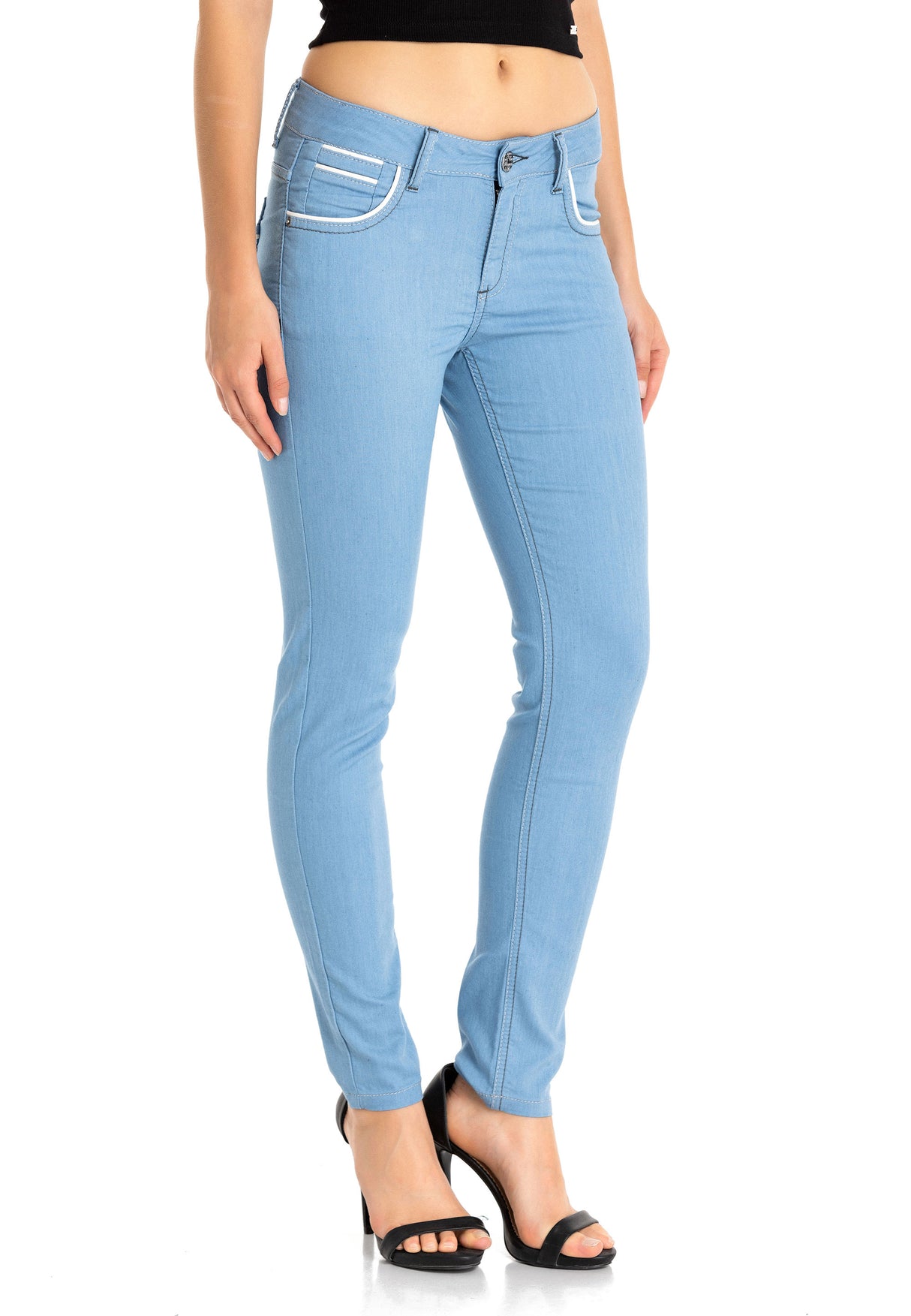 WD256A Jeans Slim-Fit para Mujer