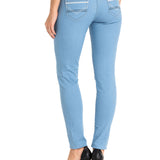 WD256A Jeans femme coupe slim avec poches brodées