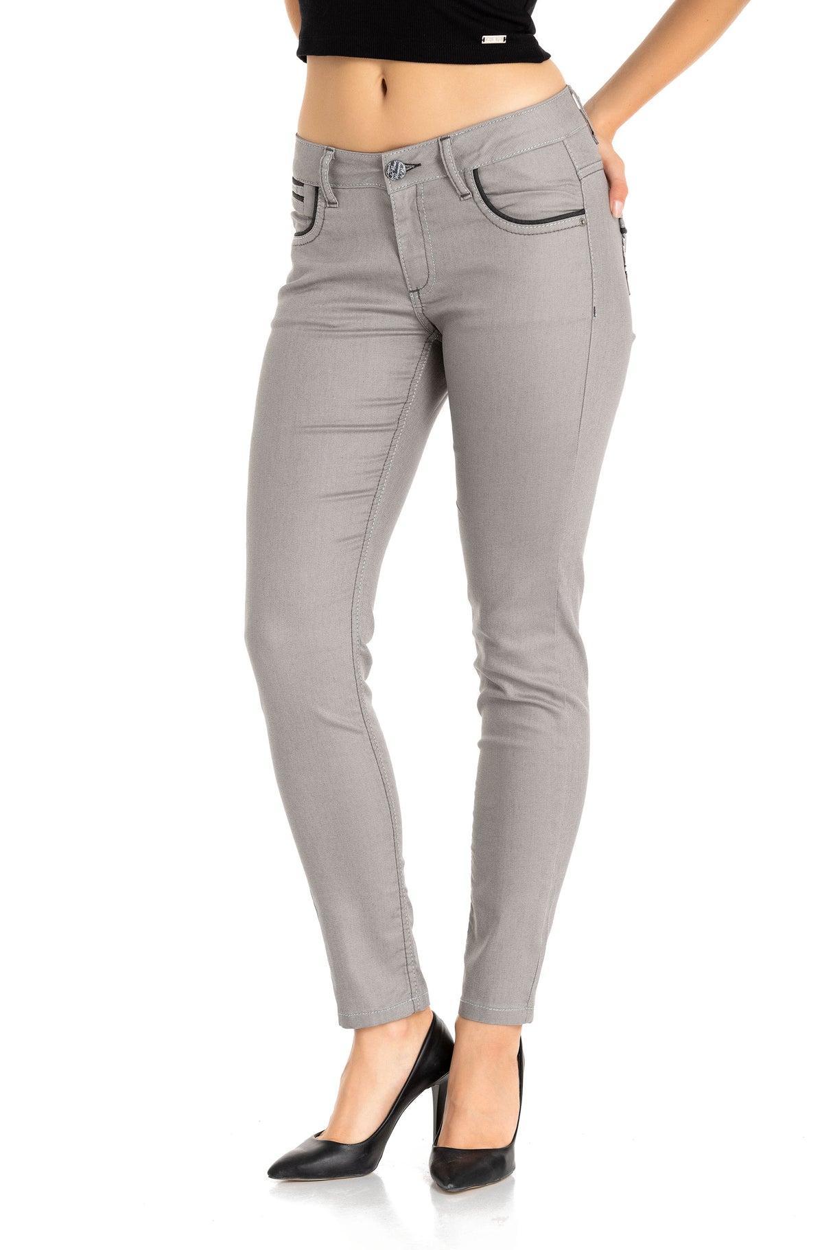 WD256A Jeans Slim-Fit para Mujer