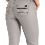 WD256A Jeans femme coupe slim avec poches brodées