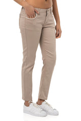 WD256B Pantalon pour femmes en look uni