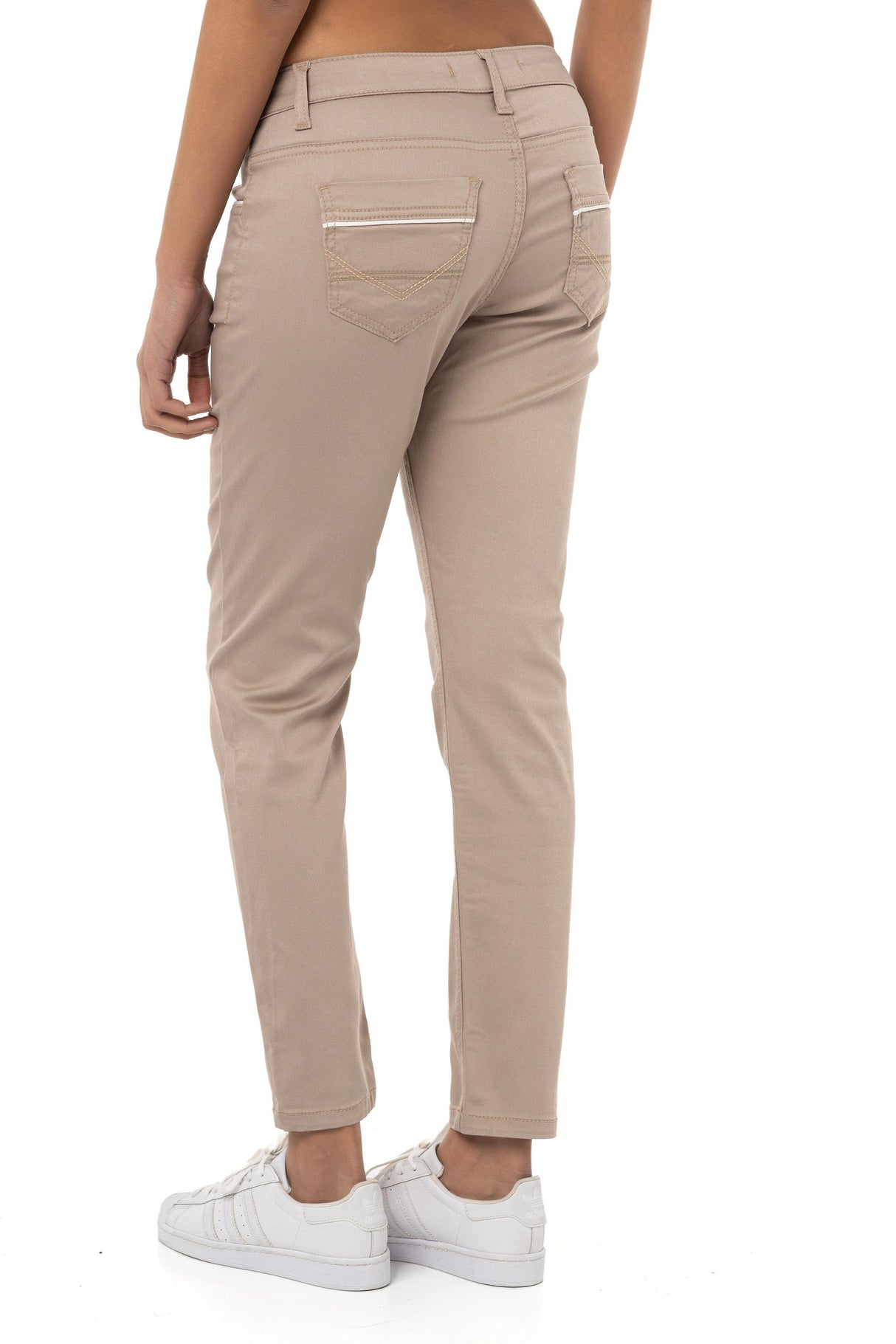 WD256B Pantalon pour femmes en look uni