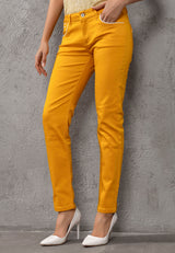 WD256B Pantalon pour femmes en look uni