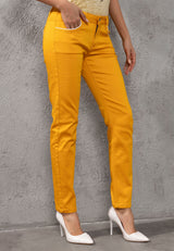 WD256B Pantalon pour femmes en look uni