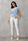 WD256B Pantalon pour femmes en look uni