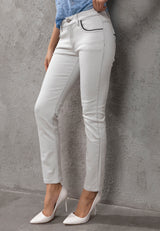 WD256B Pantalon pour femmes en look uni