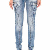 WD322 Women Slim-Fit jeans with a low waist in Skinny Fit