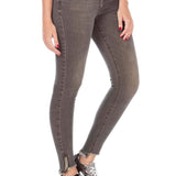 WD355 Damen bequeme Jeans in verwaschener Optik