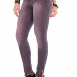 WD355 Damen bequeme Jeans in verwaschener Optik