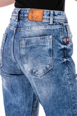 WD447 Mujeres 7/8 pantalones en uso casual de uso casual