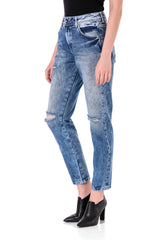 WD447 Mujeres 7/8 pantalones en uso casual de uso casual