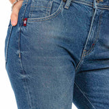 WD448 Damen bequeme Jeans mit coolen Destroyed-Elementen