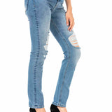 WD452 Jeans rotos para mujer