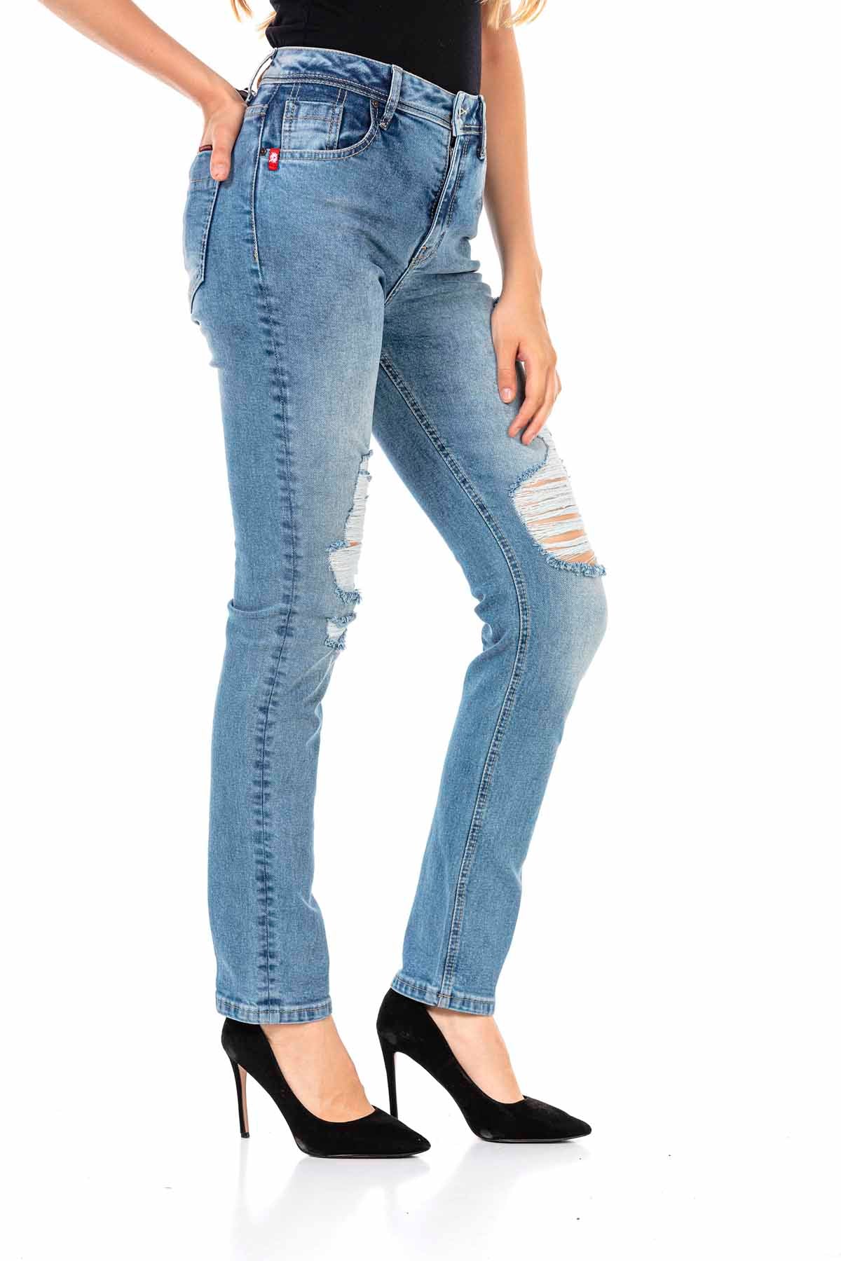WD452 Jeans rotos para mujer