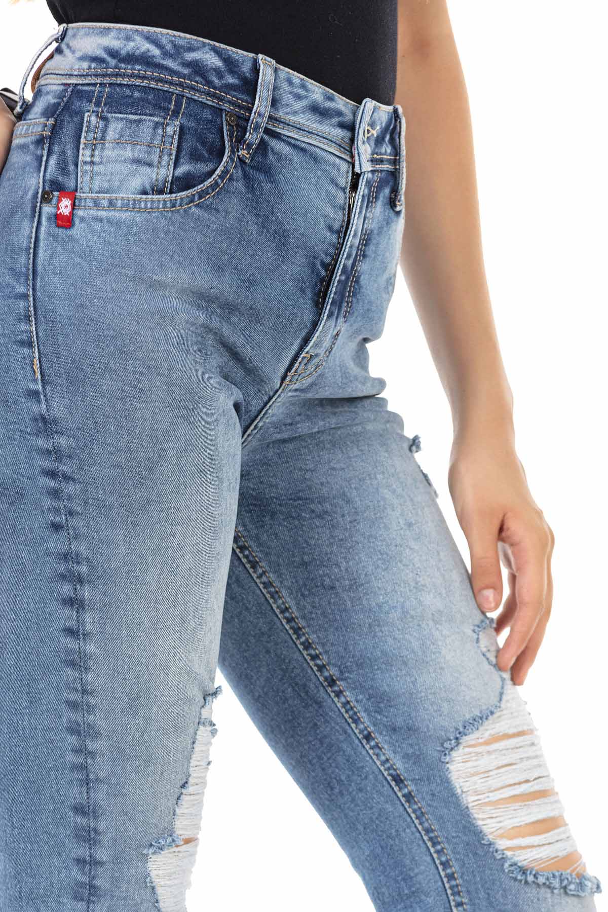 WD452 Jeans rotos para mujer