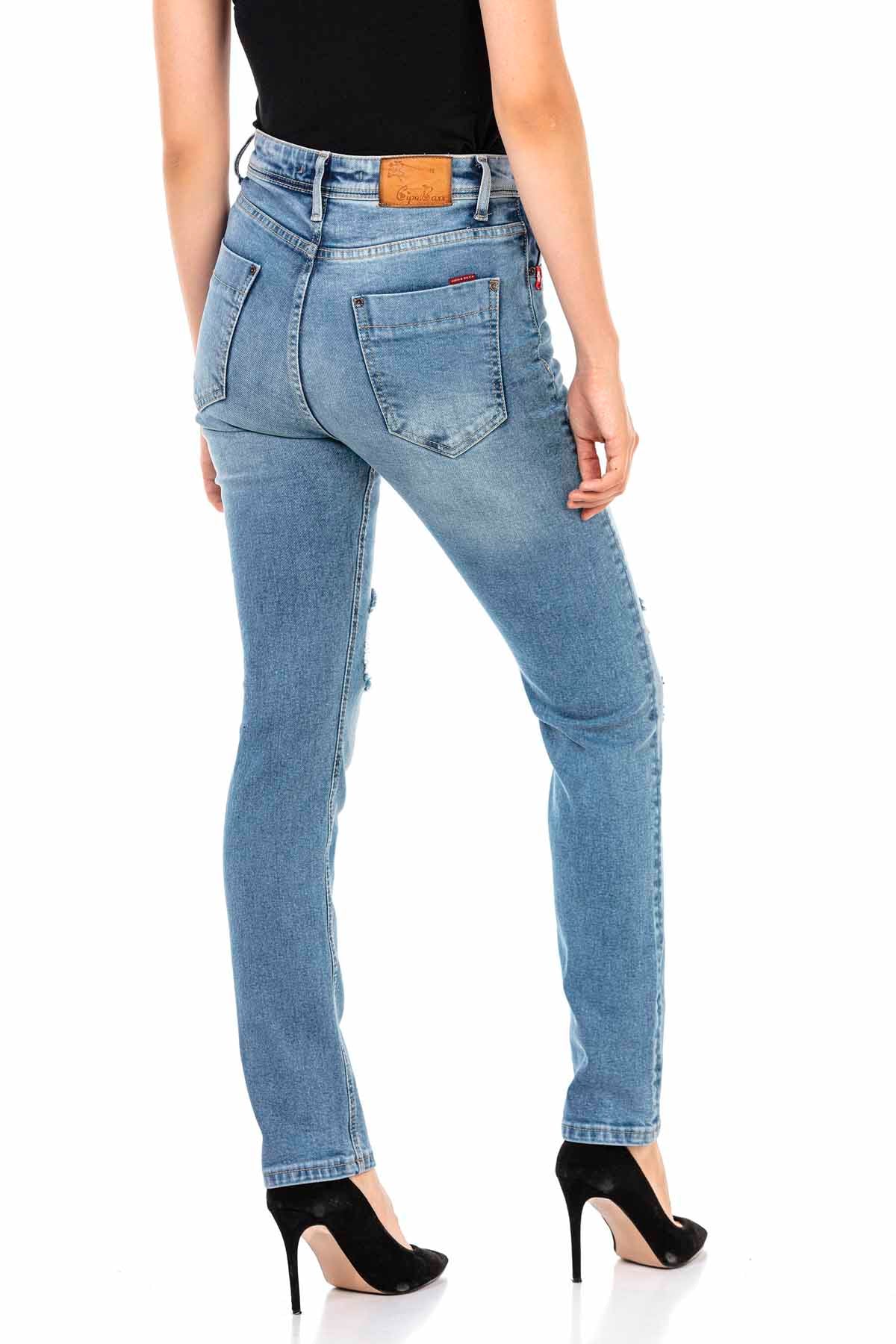 WD452 Jeans rotos para mujer