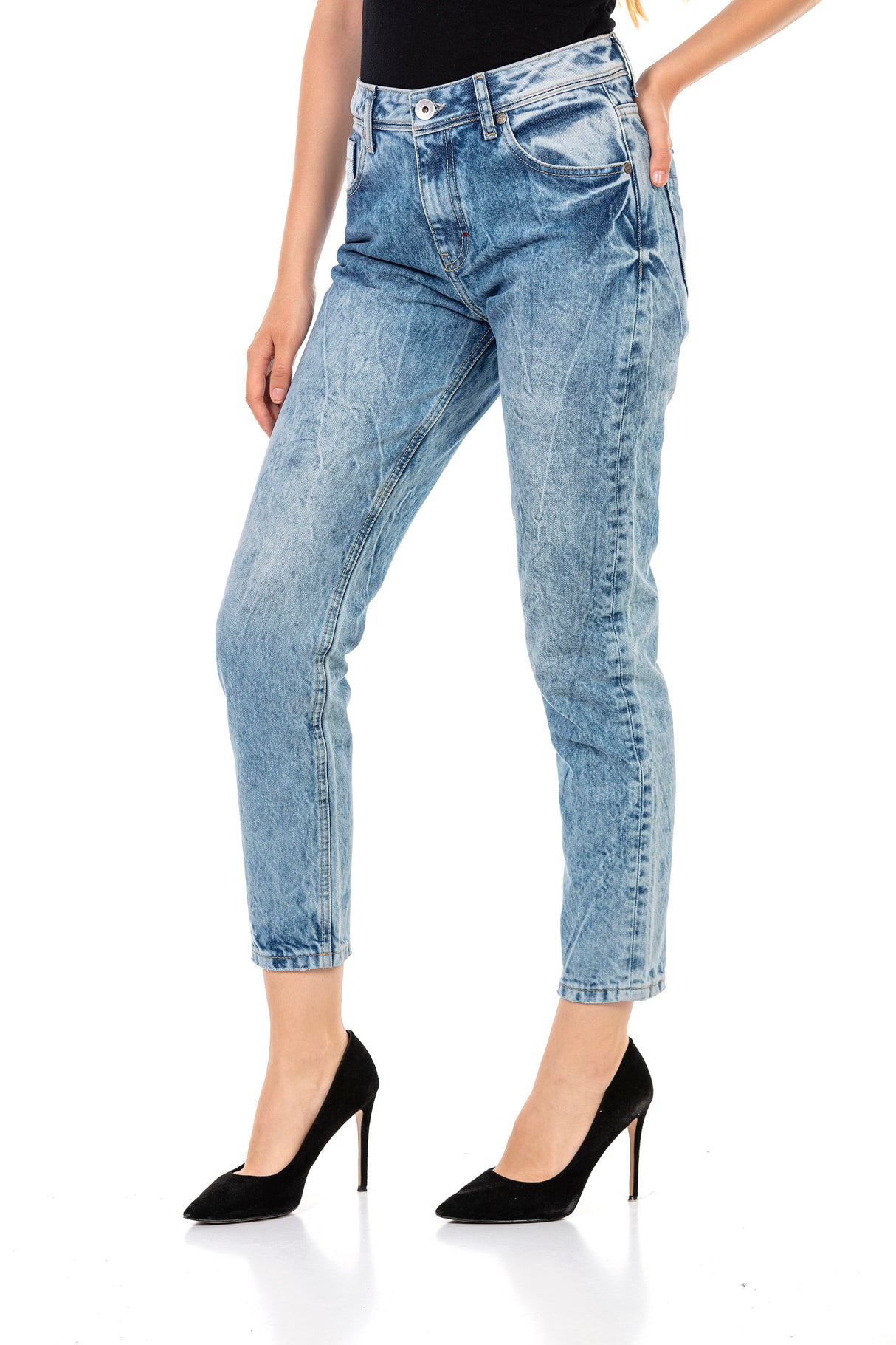 WD454 women 7/8 pants with cool patterns