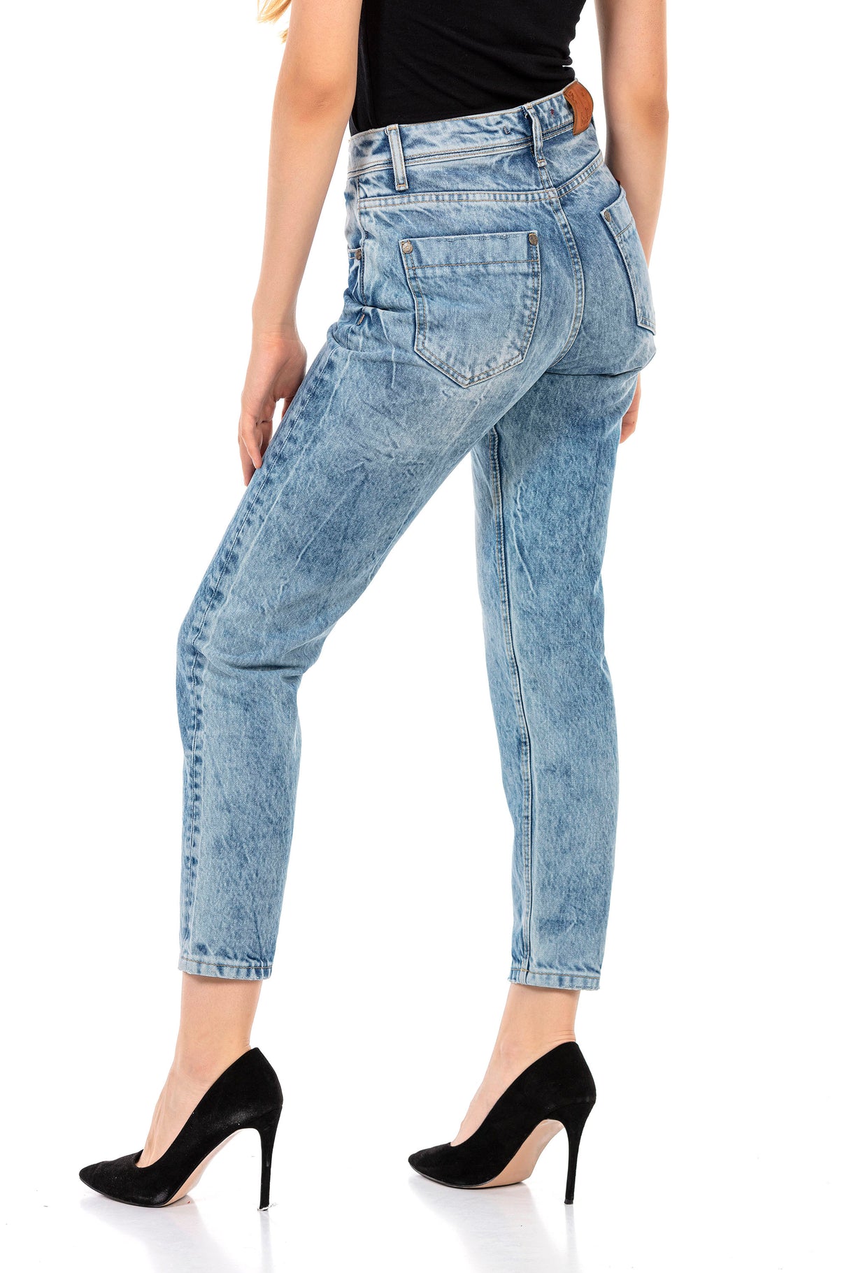 WD454 women 7/8 pants with cool patterns
