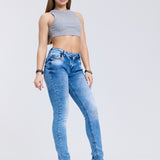 WD459 women Slim-Fit jeans in a modern look