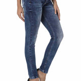 WD461 Jeans Slim-Fit dans le look usagé occasionnel