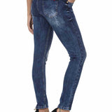 WD461 Jeans Slim-Fit dans le look usagé occasionnel