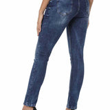 WD461 Jeans Slim-Fit dans le look usagé occasionnel