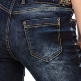 WD465 Women Slim-Fit Jeans with Nittails