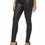 WD467 Slim-Fit Dames  Jeans met een glanzende Coating