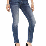 WD471 Damen Slim-Fit-Jeans im klassischen 5-Pocket-Design